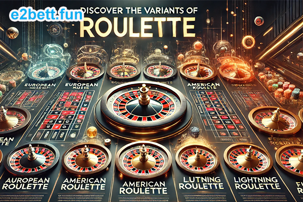 các biến thể của online roulette