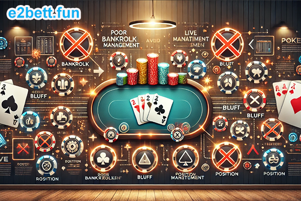 sai lầm phổ biến khi chơi poker live